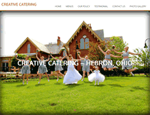 Tablet Screenshot of creativecateringcenter.com